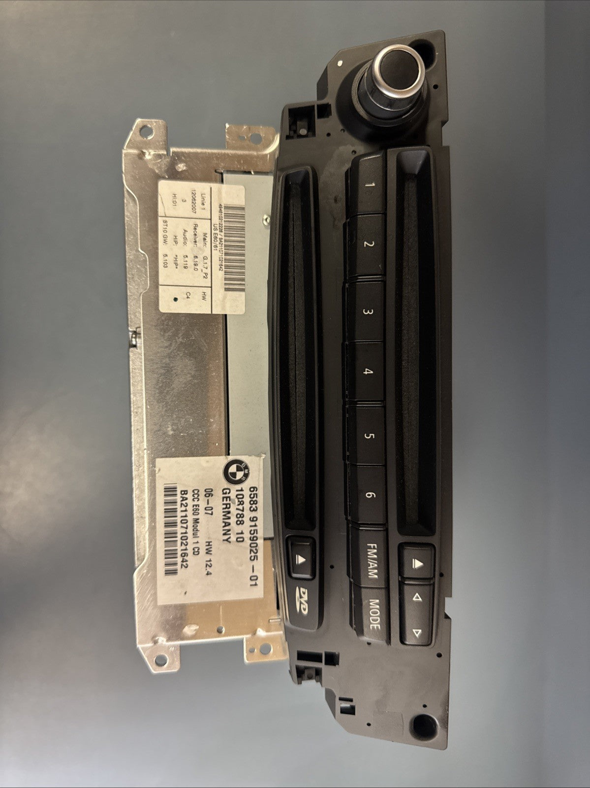 07-10 BMW E64 E63 E60 5 6 SERIES OEM CCC DVD Radio Navigation CD Player 9159025