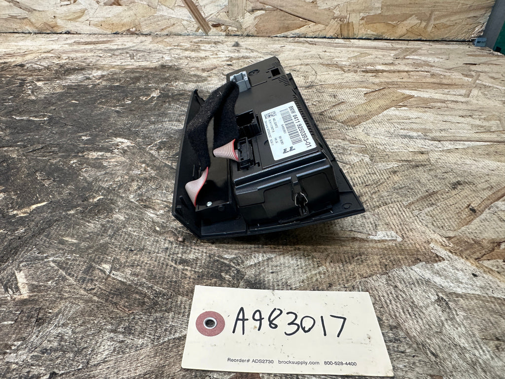 BMW 04-13 E81 E88 E90 E84 1/3 SERIES X1 AC CLIMATE CONTROL PANEL OEM 9250393