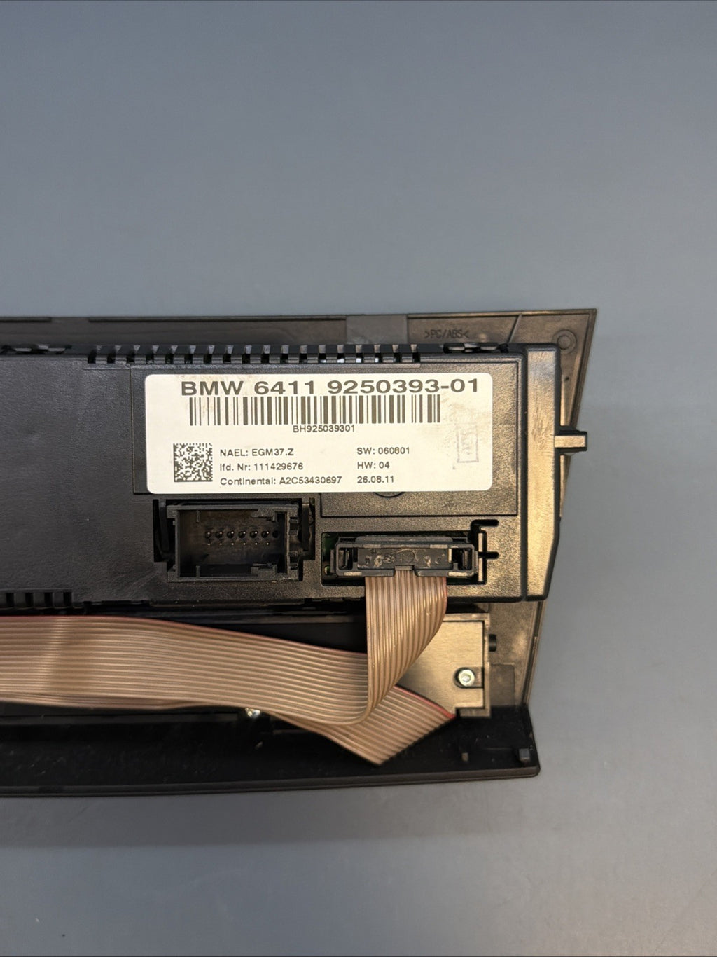 BMW 04-13 E81 E88 E90 E84 1/3 SERIES X1 AC CLIMATE CONTROL PANEL OEM 9250393