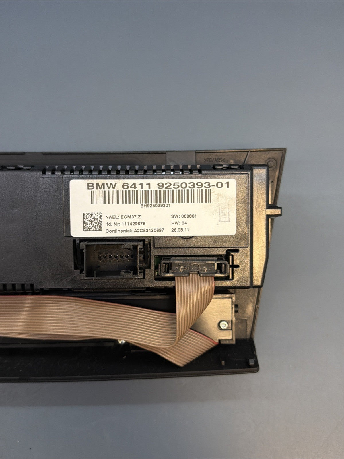 BMW 04-13 E81 E88 E90 E84 1/3 SERIES X1 AC CLIMATE CONTROL PANEL OEM 9250393