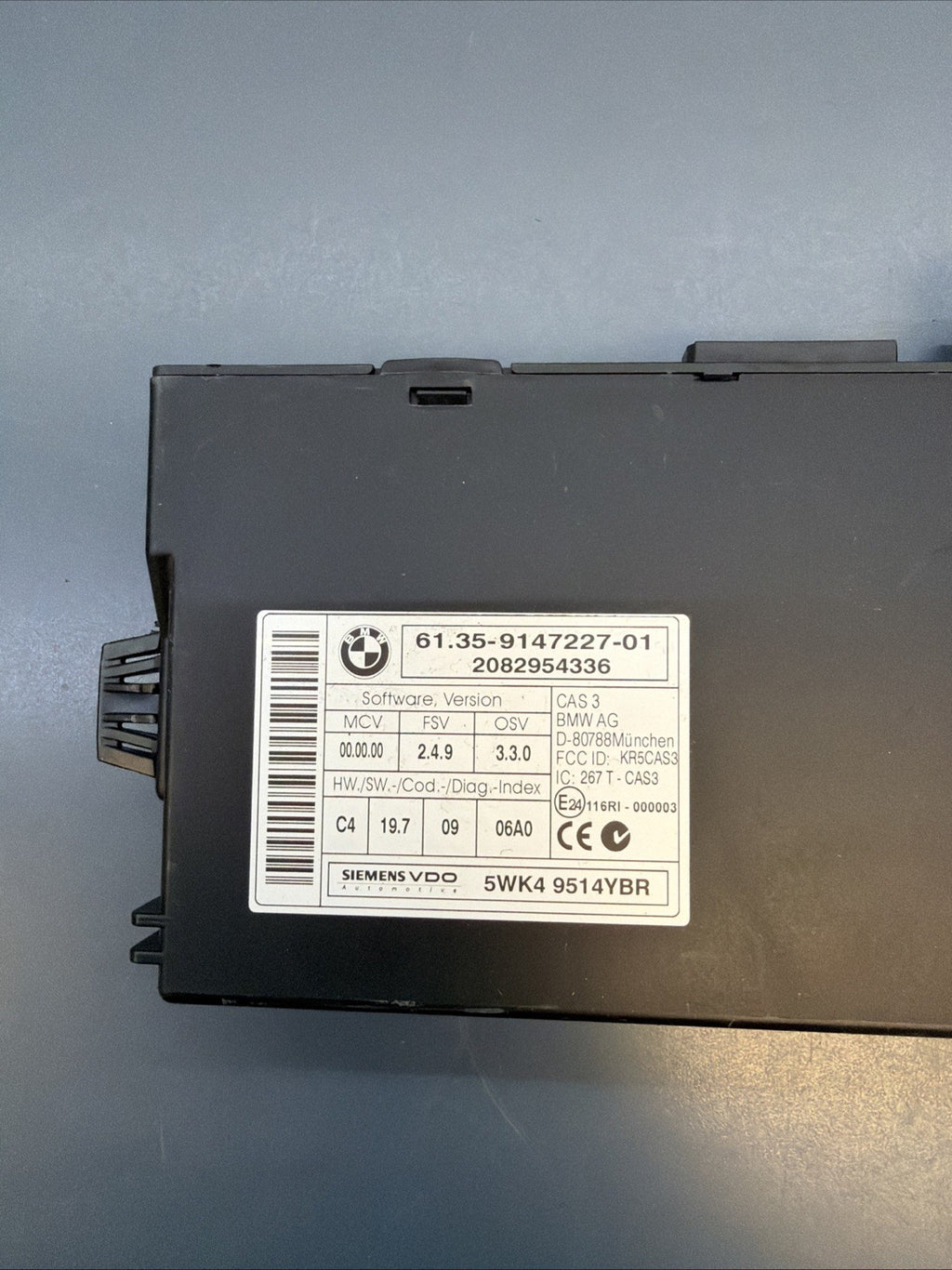 MSD81 07-10 BMW E90 E92 E93 N54 E60 535i 135i ENGINE ECU DME CAS KEY + READER