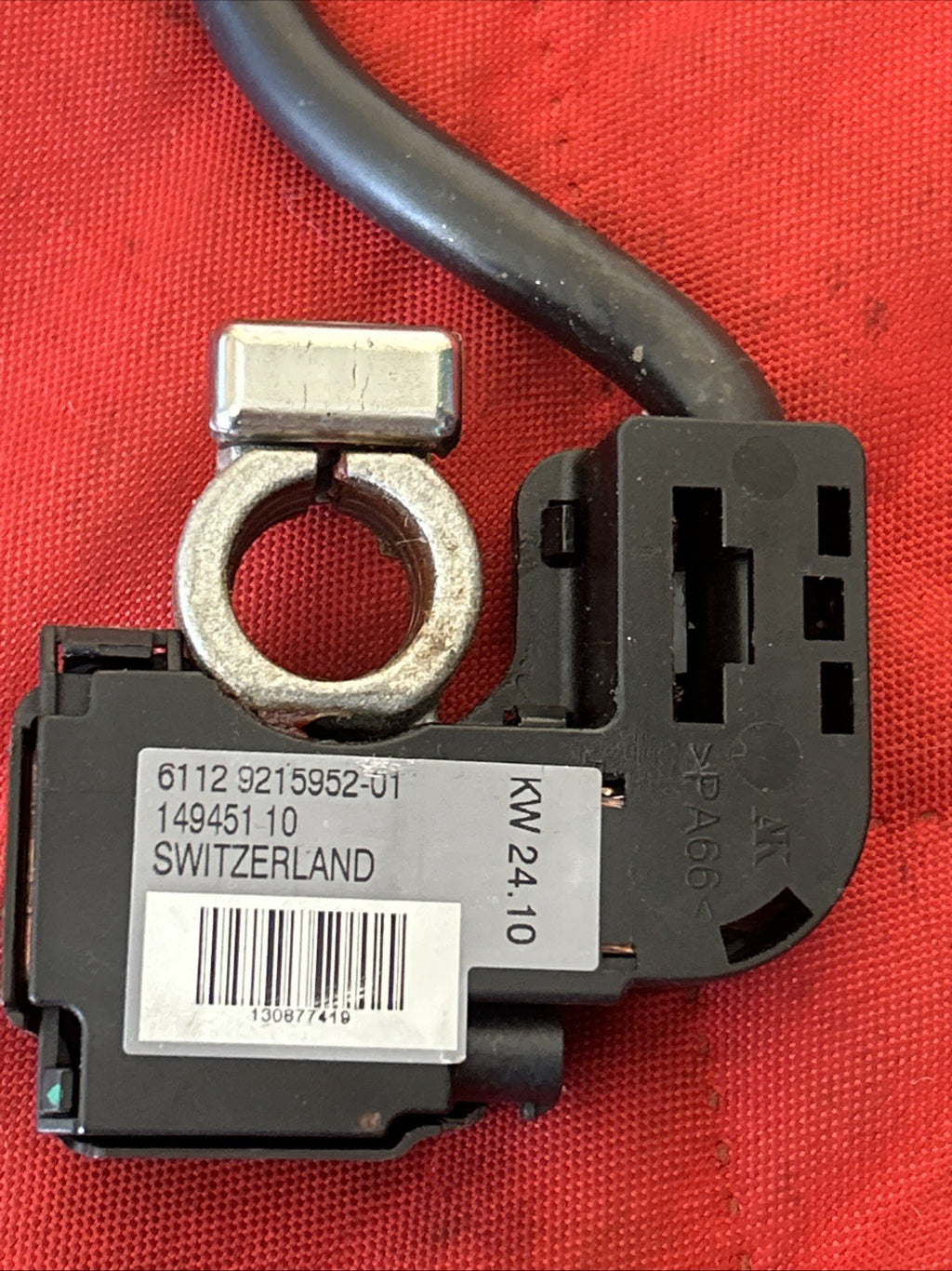2006-2013 BMW 328i 335i E90 E92 Negative Battery Cable IBS Sensor OEM 9215952