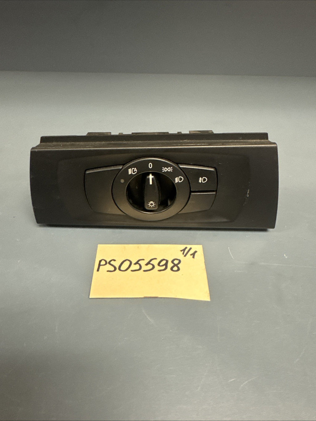 06-08 OEM BMW E90 E92 335 M3 Headlight Switch Control Panel Light Module BLACK