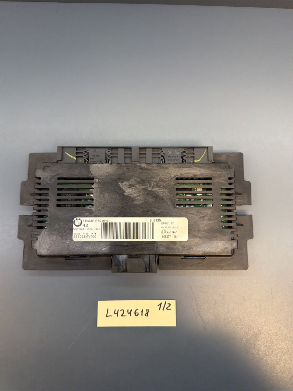 2011-2013 BMW X5 E70 X6 E71 FRM FRM3 Footwell Light Control Module OEM 9263791