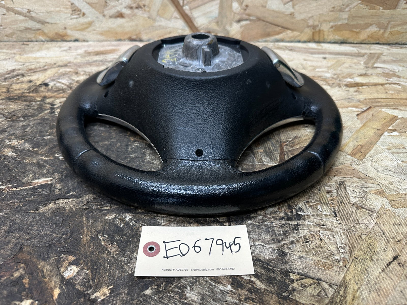 BMW 2006-2013 E90 E92 E9X BLACK LEATHER STEERING WHEEL W PADDLES OEM 6781090