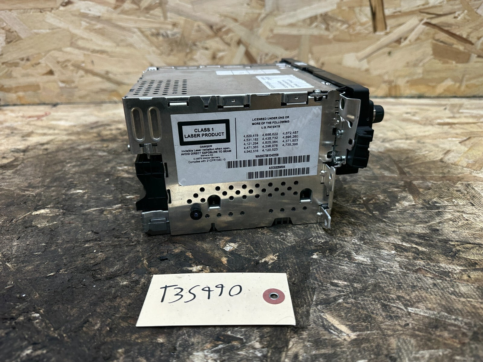 BMW 2006-2009 BROKEN FOR PARTS E90 NAVIGATION CD RADIO PLAYER OEM 9170722