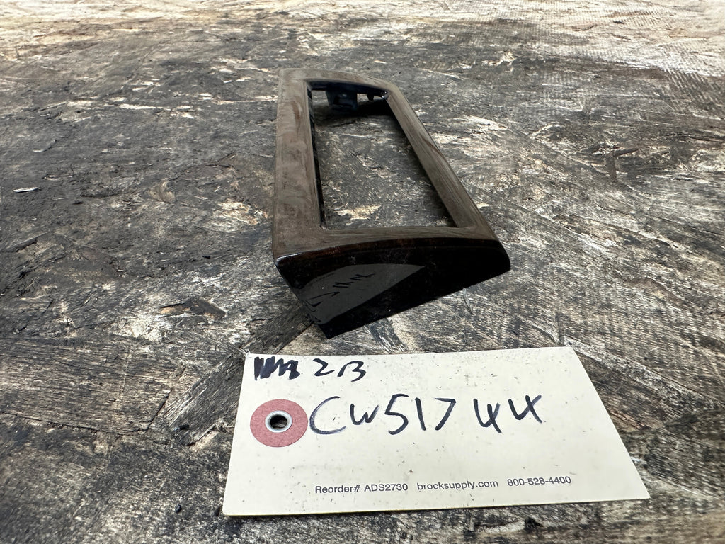 BMW 2001-2010 E60 5 LEFT DRIVER SIDE VENT POPLAR WOOD TRIM PIECE 6970267