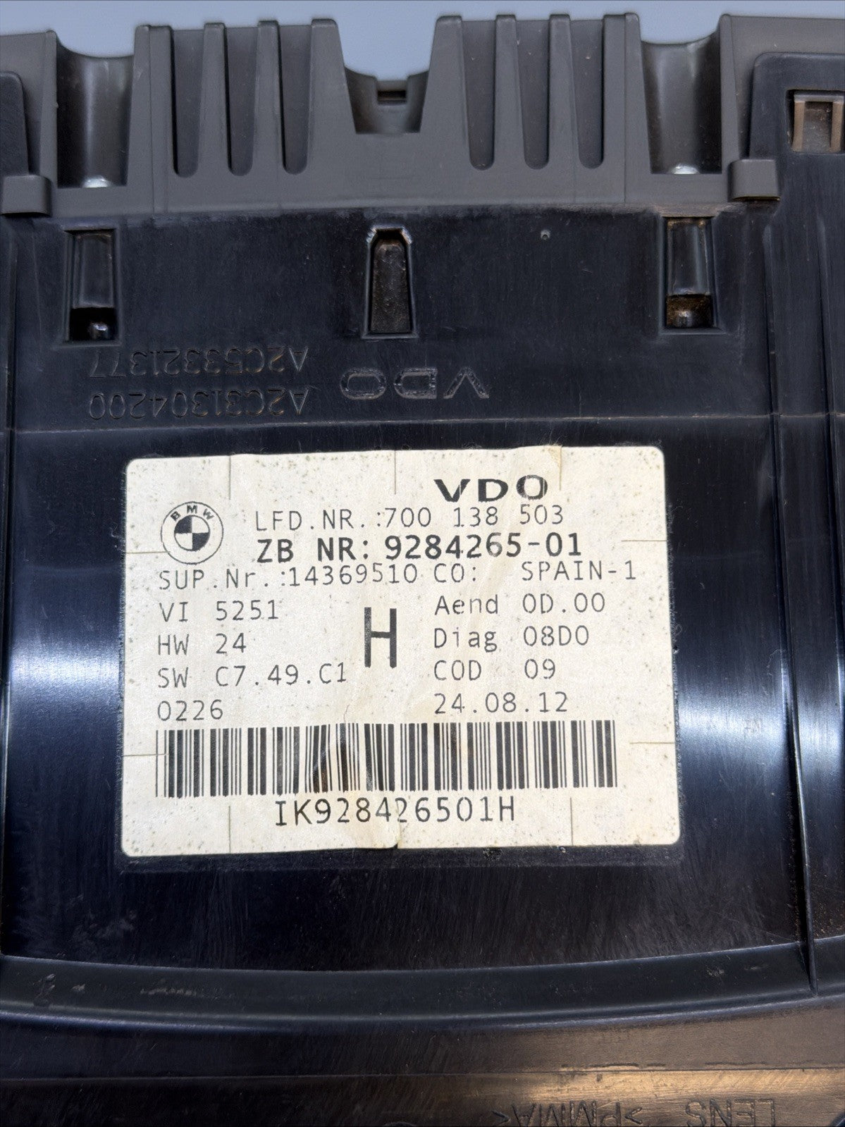 E84 BMW X1 2.0L AWD SPEEDOMETER INSTRUMENT CLUSTER W/190K MILES OEM 12 13 14 15