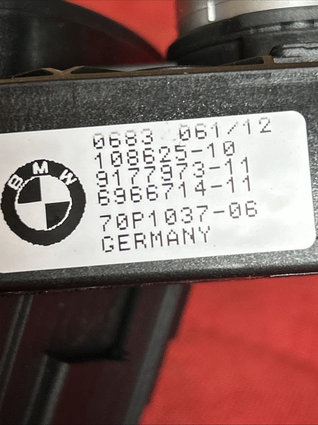 BMW 06-13 E70 X5 E71 X6 IGNTION START STOP SWITCH+KEY INSERT TRIM 9177973