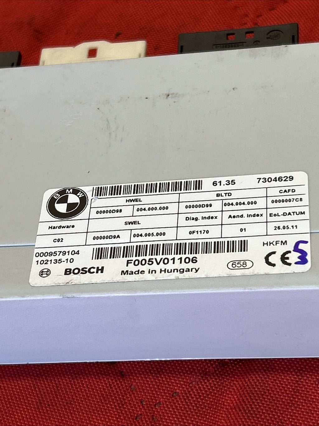 2011-2017 BMW F10 F01 F25 5 7 Series X3 X4 Trunk Lid Lift Control Module 7304629