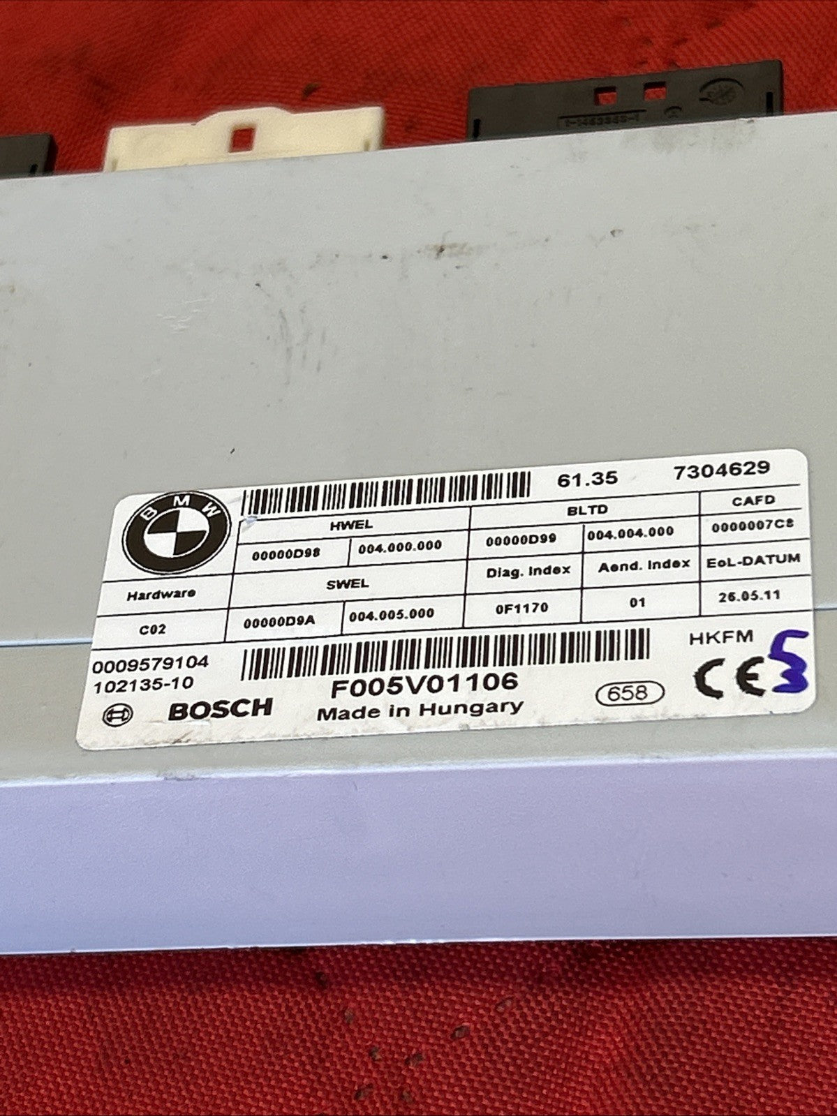 2011-2017 BMW F10 F01 F25 5 7 Series X3 X4 Trunk Lid Lift Control Module 7304629