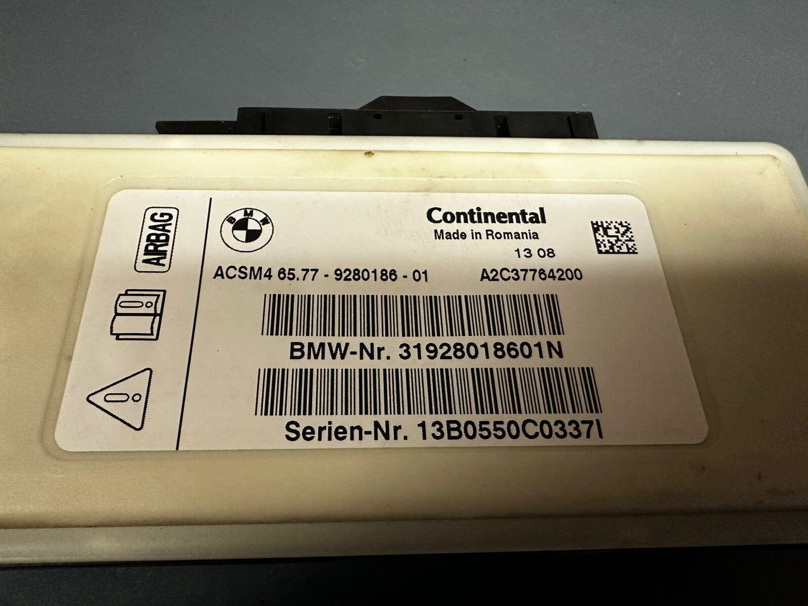 13-18 BMW 3/4 SERIES REAR VIEW CAMERA CONTROL MODULE OEM 16129510