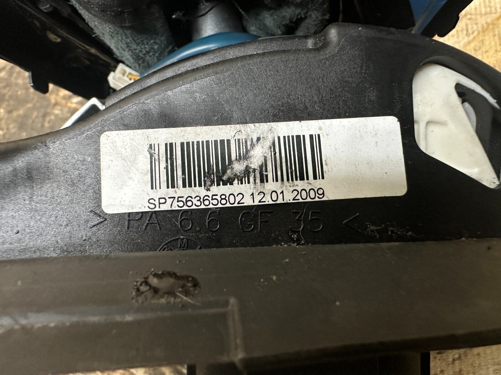 BMW 06-13 E90 AUTOMATIC TRANSMISSION GEAR SHIFTER/SELECTOR BLACK OEM 756365802