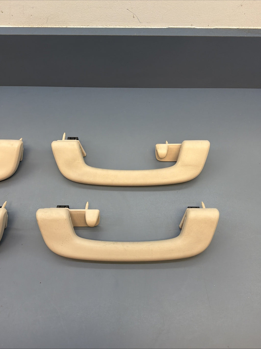 2011-2016 BMW 535I 550I F10 ROOF GRAB HANDLE SET OF 4  TAN BEIGE OEM 9171224