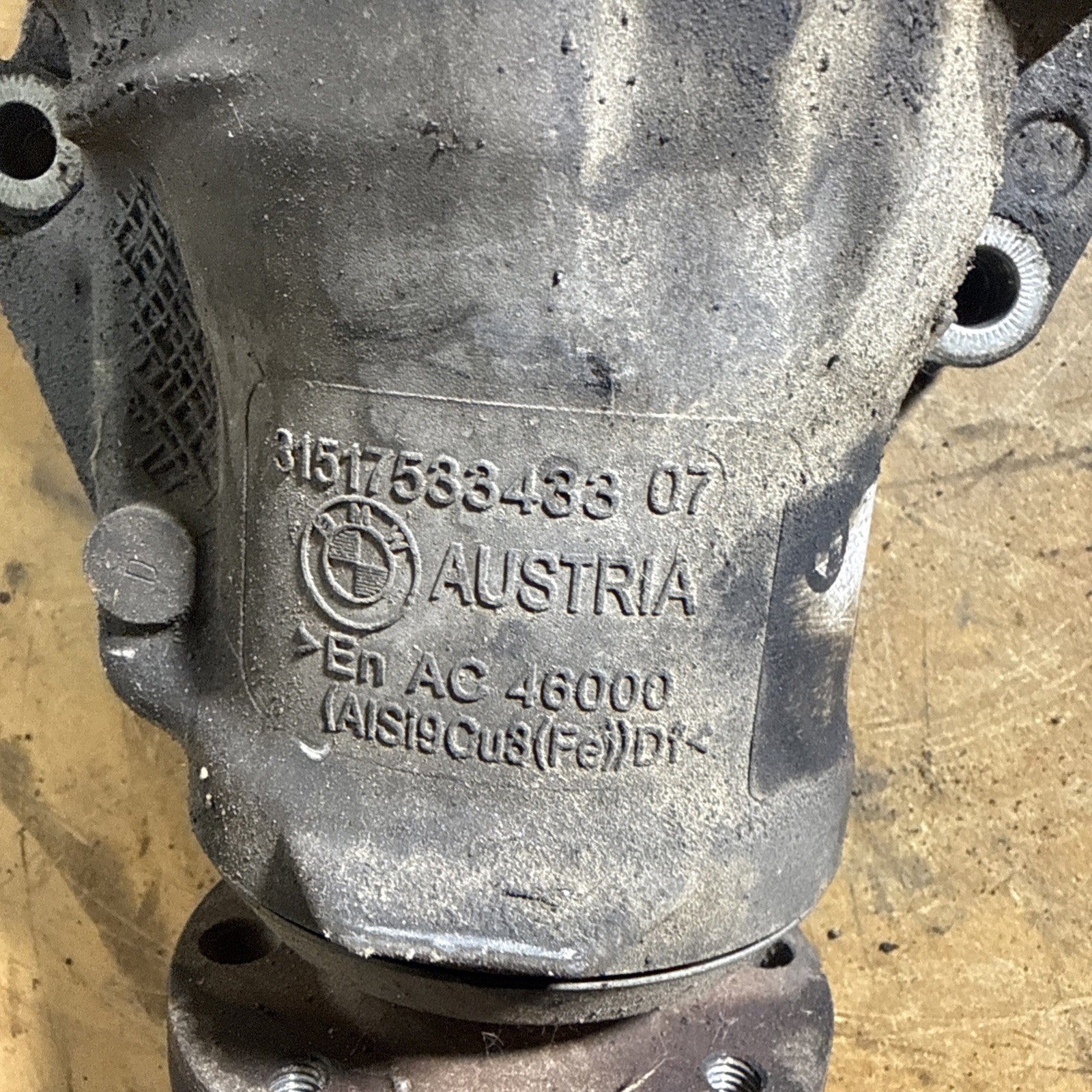 Front Differential Carrier Final 3.91 Drive AWD Diff OEM BMW E90 328XI  7533567