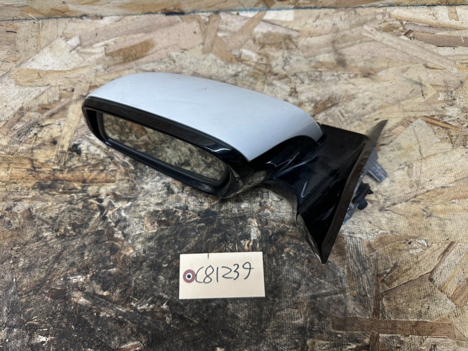 BMW 2012-2019 F30 3 SERIES DRIVER POWER SIDE MIRROR WHITE OEM 021185