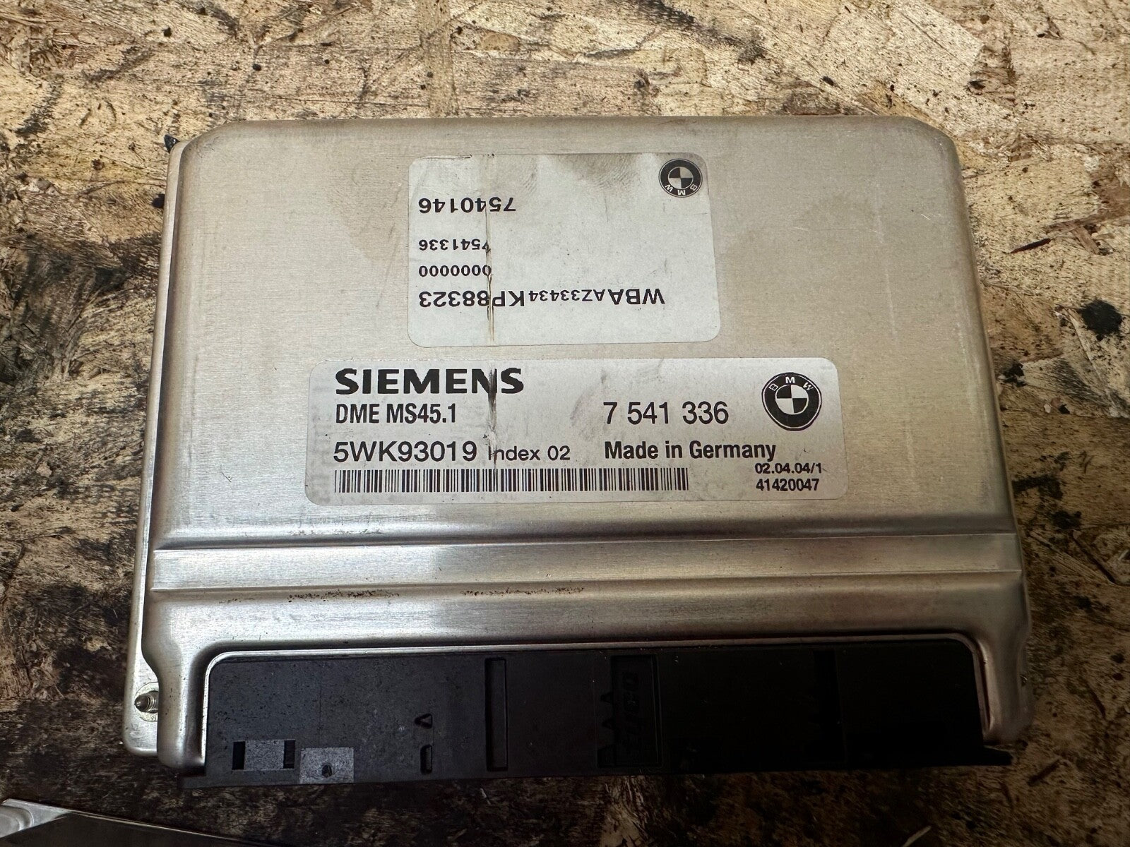 BMW E46 M54 04 AUTO TRANSMISSION ECU TCU IMMOBILIZER KEY SYSTEM COMPLETE SET