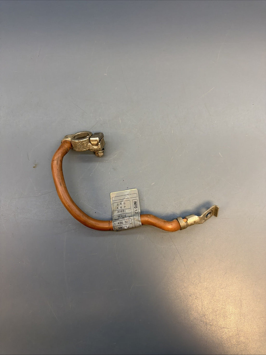 97-03 BMW E39 528i 530i Negative Battery Cable Ground Terminal 1436910 Oem