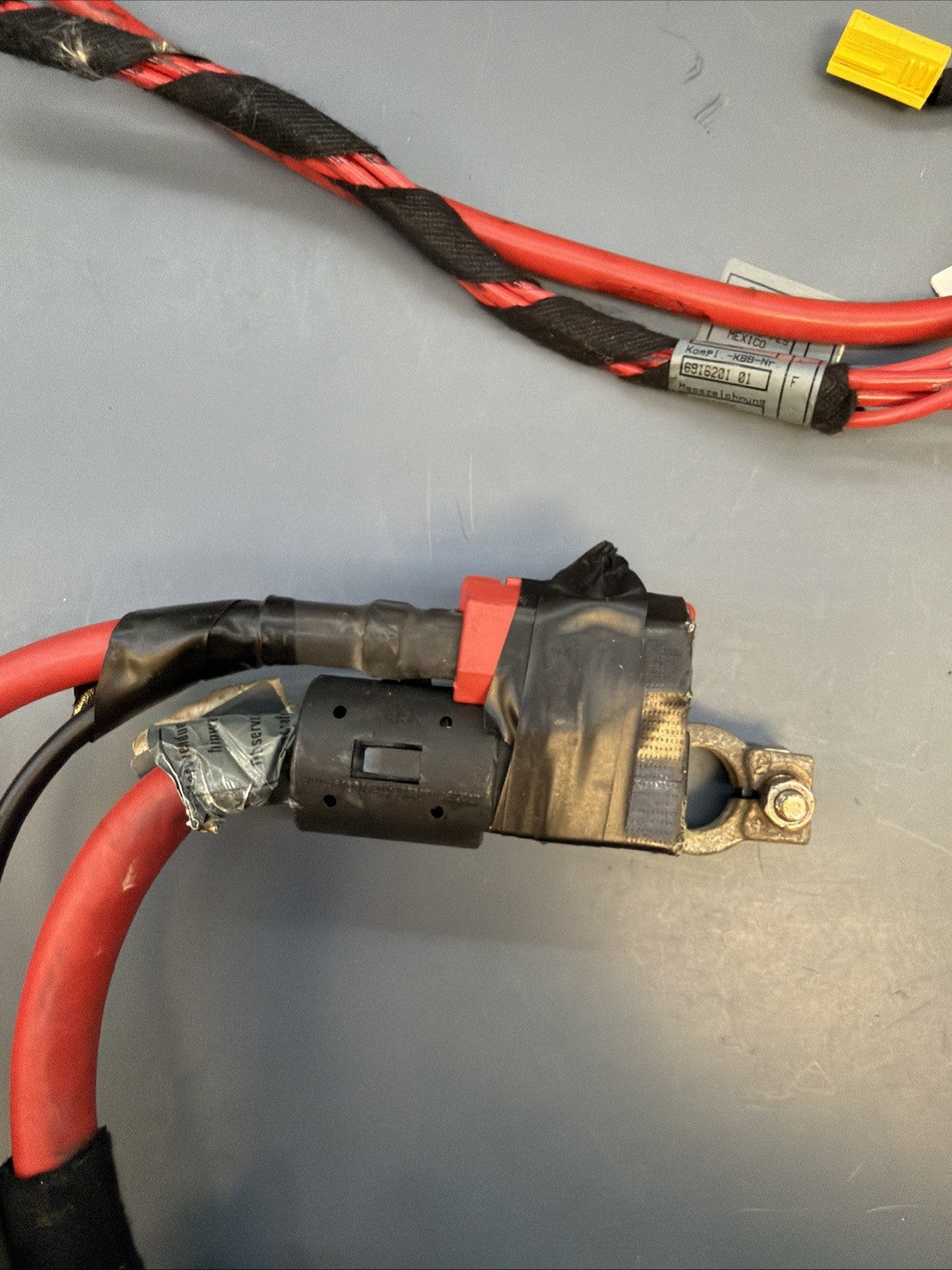 2001-2006 BMW X5 BATTERY CABLE VOLTAGE REGULATOR OEM W CABLE 6906911