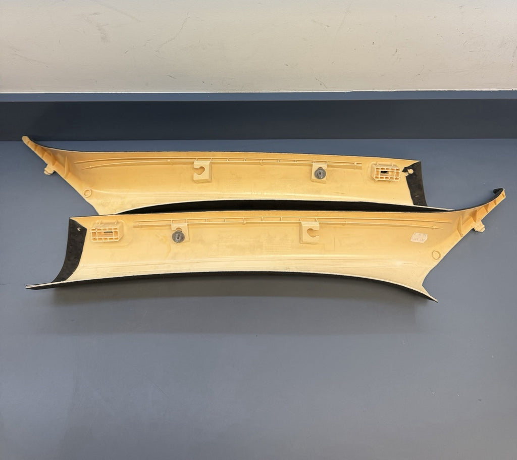 04-10 BMW E63 M6 Headliner Roof Pillar Trim Sun Visor Black Alcantara Set OEM