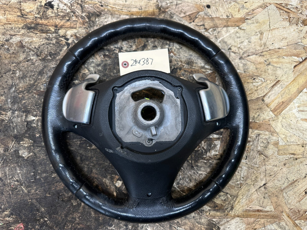 BMW 06-09 E9X 3 SERIES BLACK SPORT LEATHER STEERING WHEEL OEM 6774968