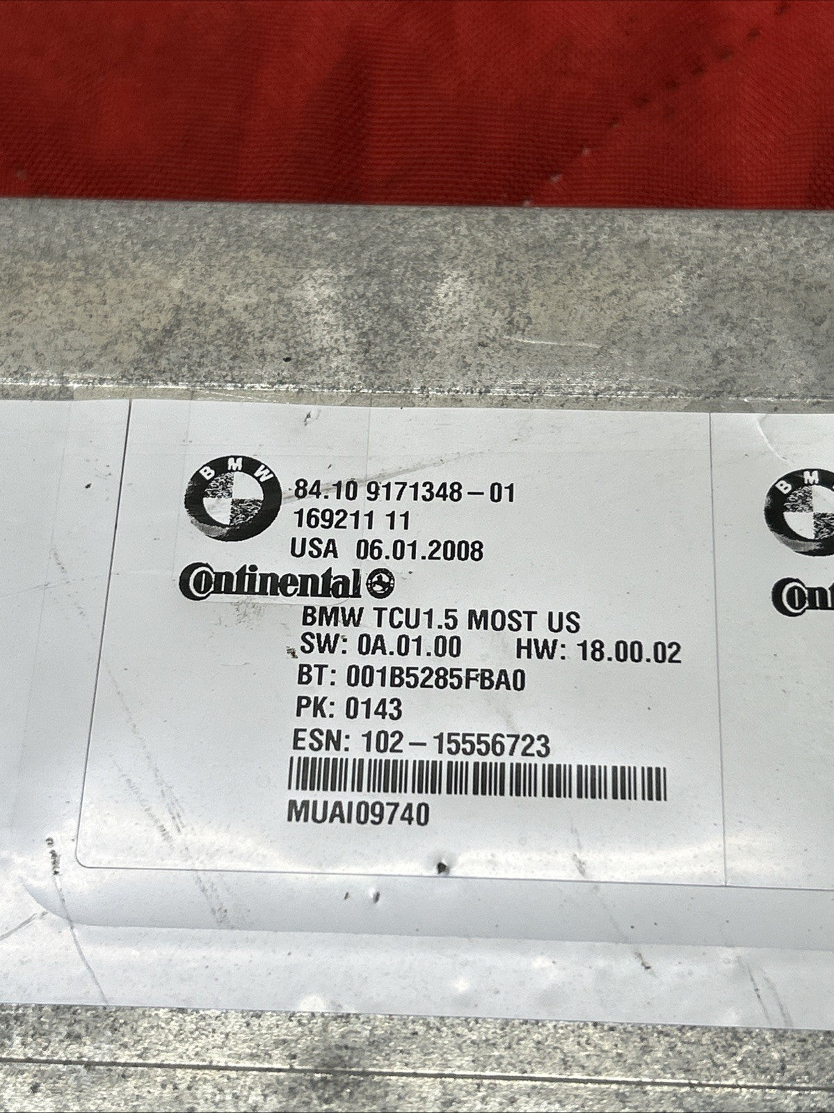 OEM BMW E90 2006-2011 BLUETOOTH TELEMATIC CONTROL MODULE E91 E92 E93 9171348