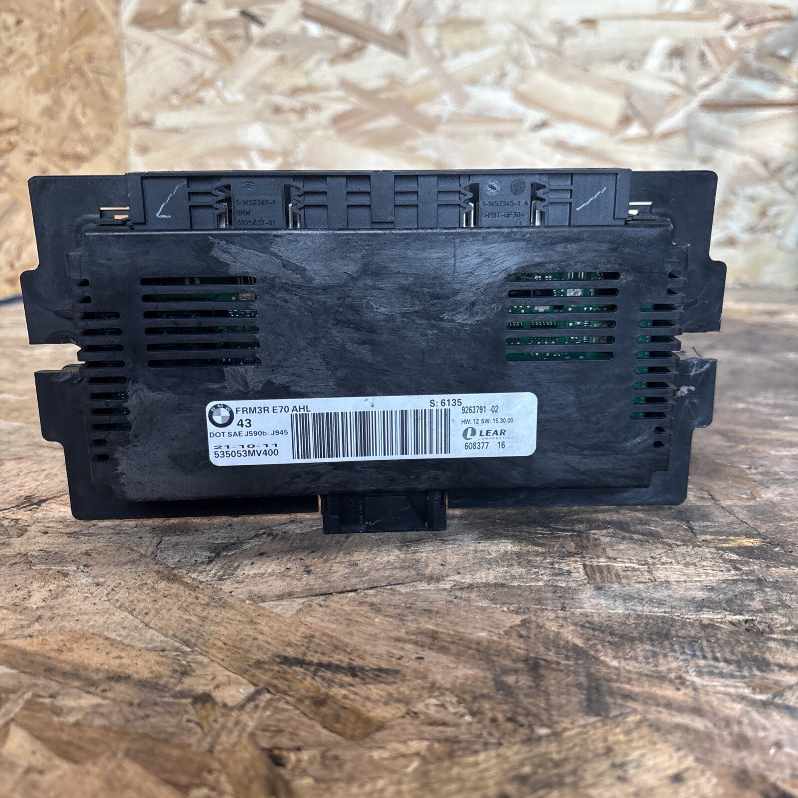 2012 BMW X5 FOOTWELL LIGHT CONTROL MODULE OEM 9263791