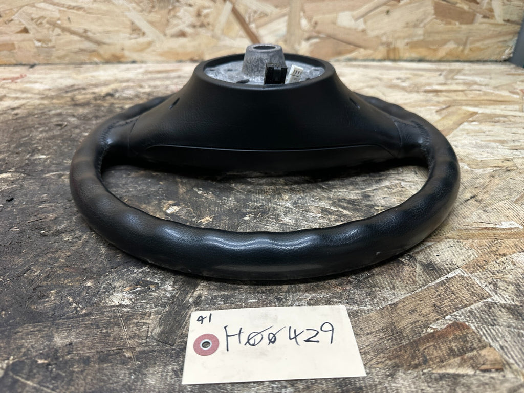 BMW 99-06 E46 3 SERIES BLACK LEATHER SPORT STEERING WHEEL OEM 101493/6760659