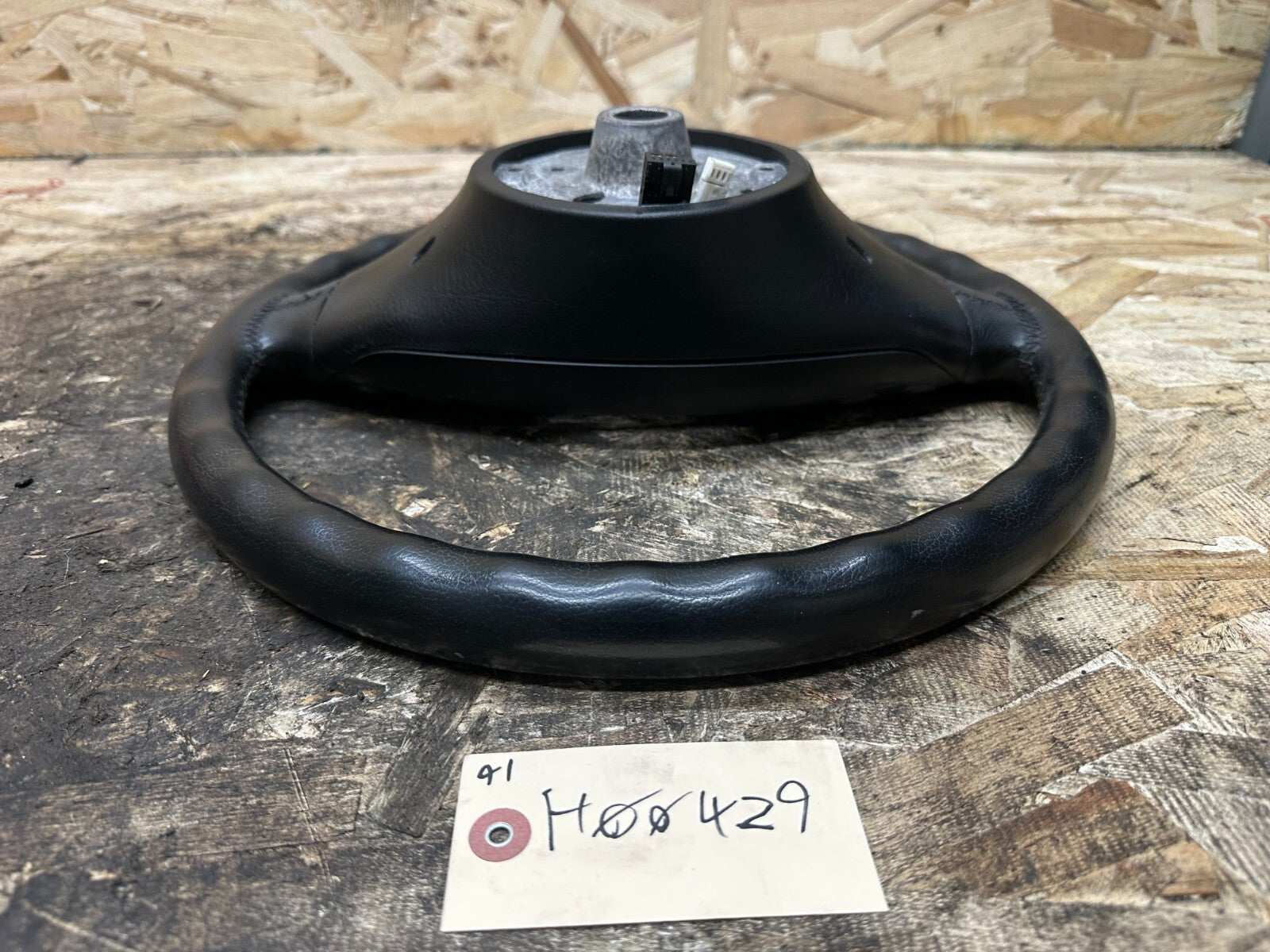 BMW 99-06 E46 3 SERIES BLACK LEATHER SPORT STEERING WHEEL OEM 101493/6760659