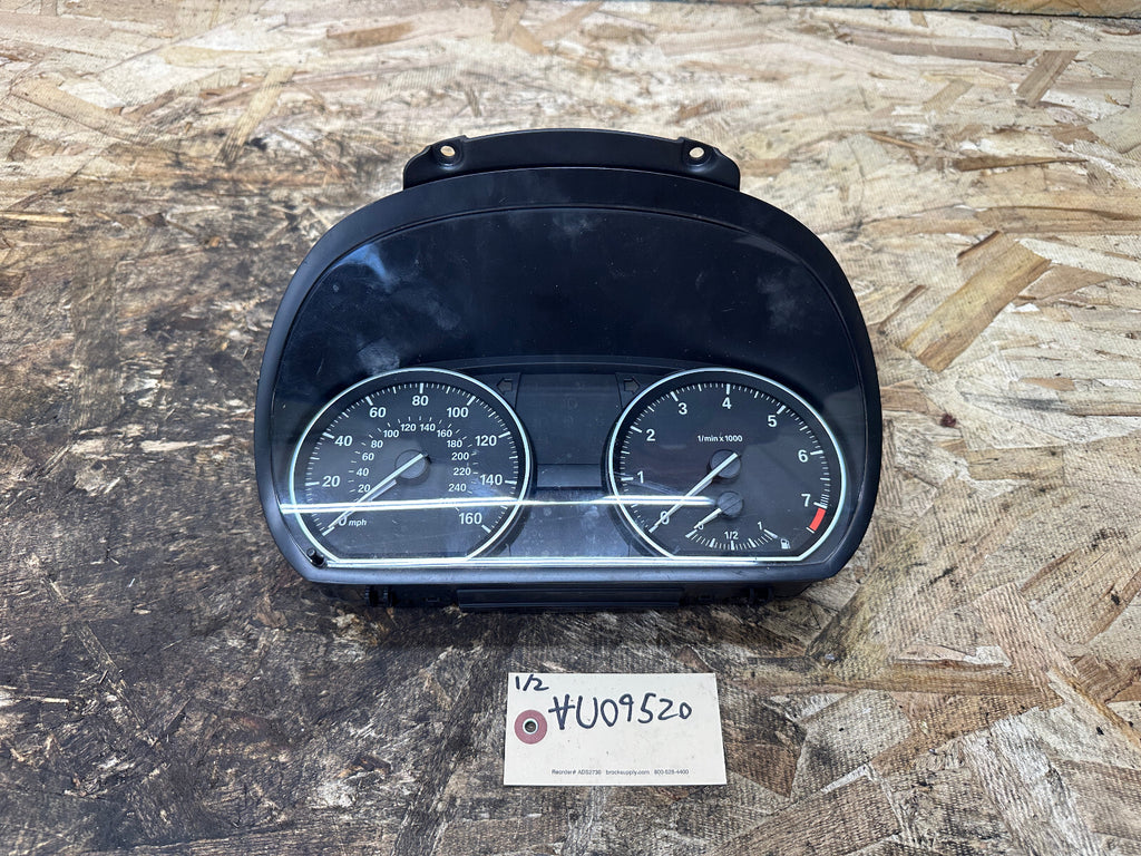 BMW 07-13 E88 E82 1 SERIES SPEEDOMETER INSTRUMENT GAUGE CLUSTER MPH OEM 9283797