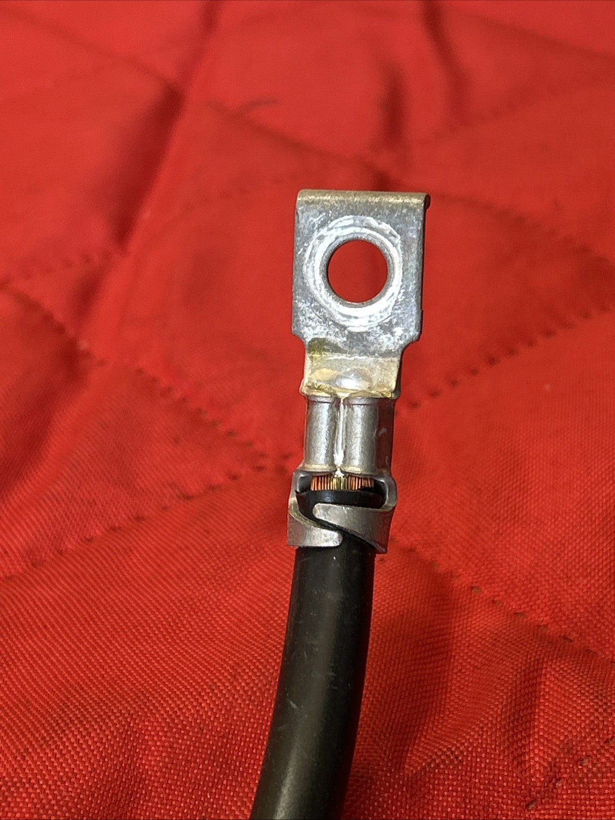 10-19 BMW F10 F12 F07 F06 F25 NEGATIVE BATTERY TERMINAL CONNECTOR 9234437