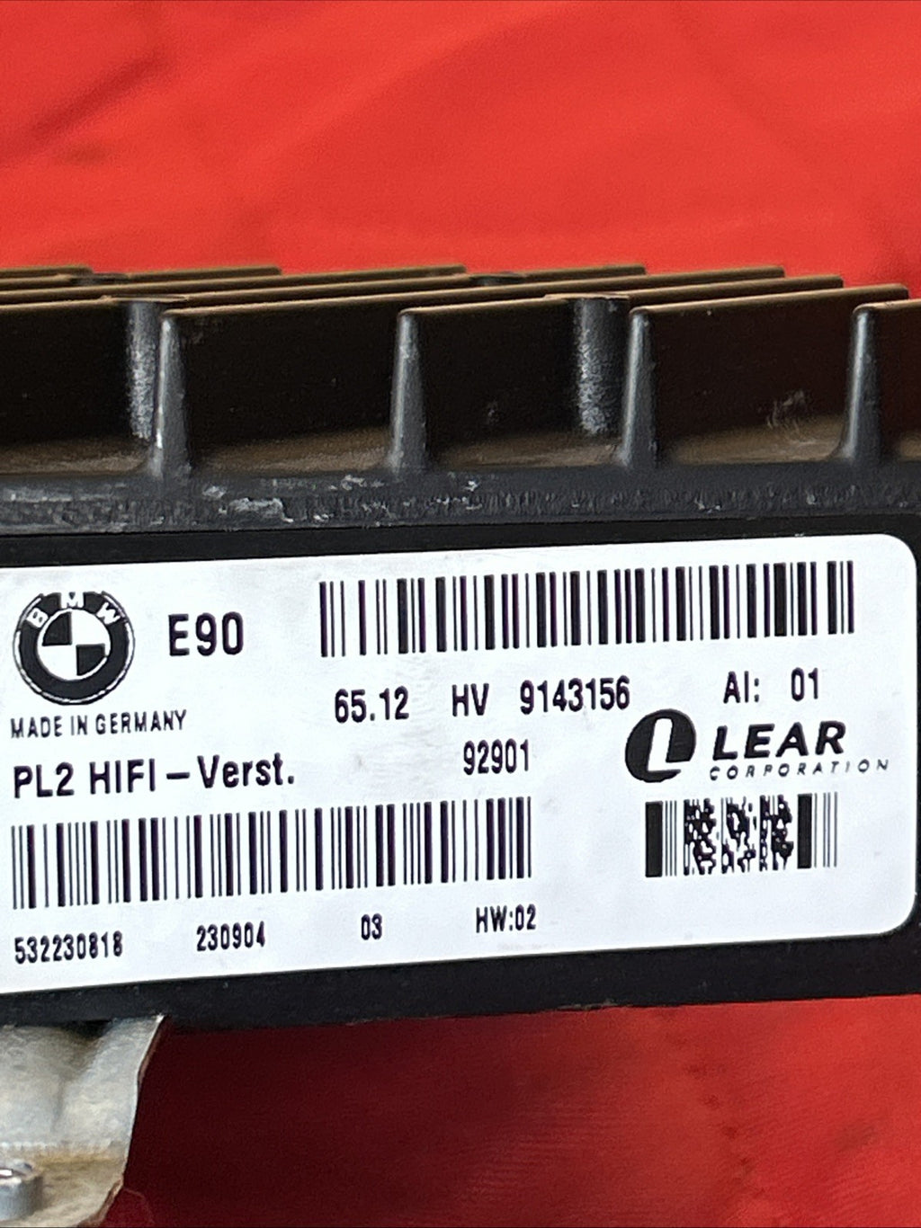 BMW 2006-2013 E90 LEAR HiFi AUDIO RADIO AMPLIFIER OEM 9143156