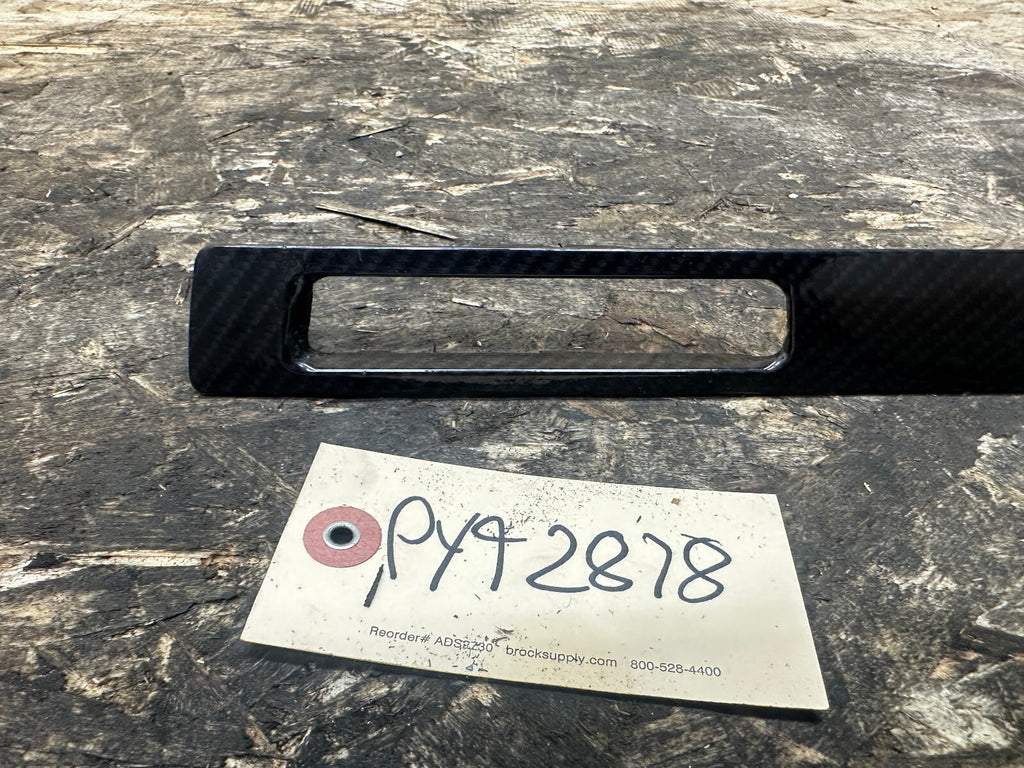 BMW 07-13 E90 3 SERIES M3 GLOSSY BLACK FOLDING CUP HOLDER DASH TRIM OEM 7130742