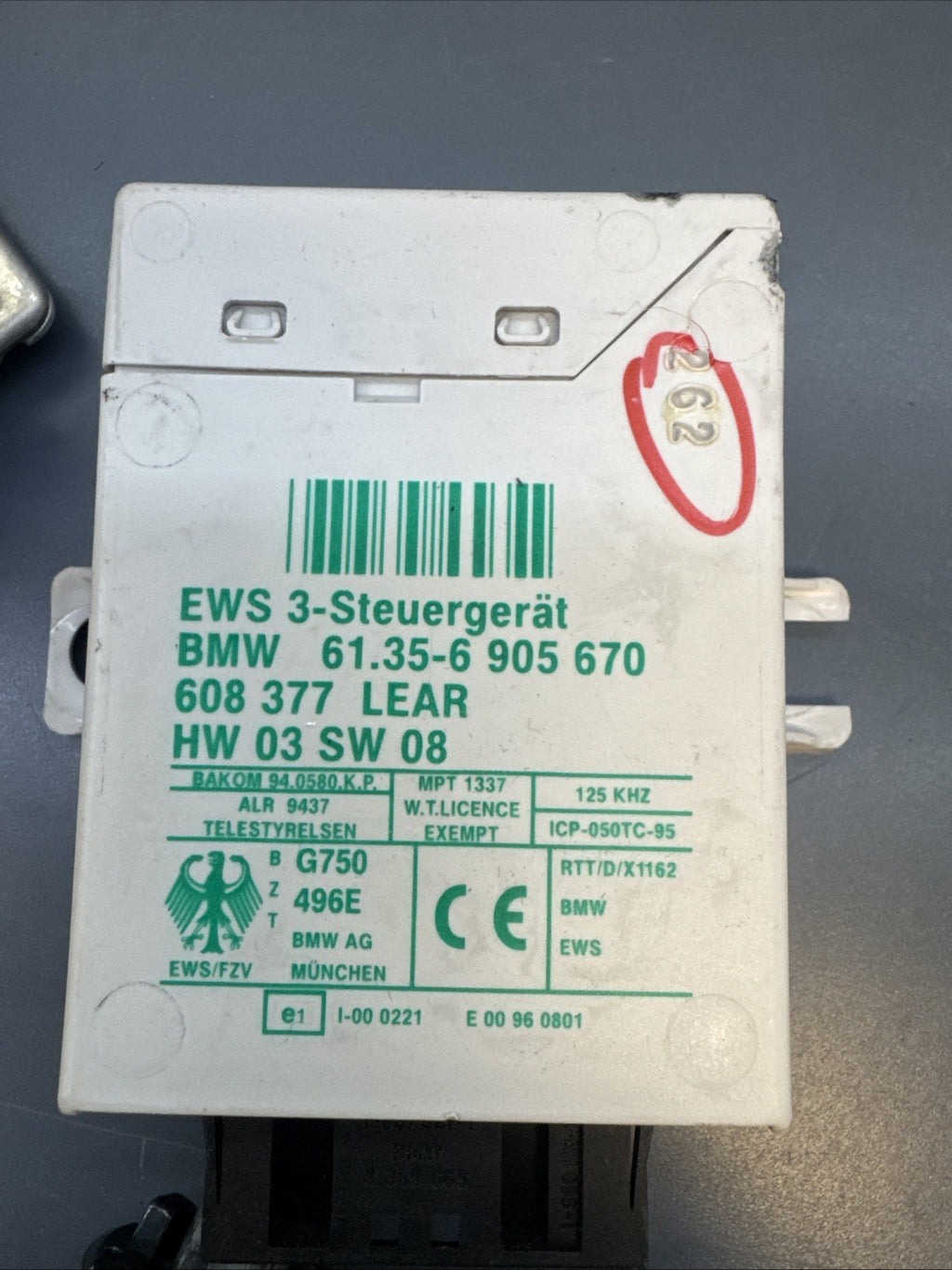 BMW E46 E39 E53 3 5 X5 2.5i M54 ENGINE ECU SET DME MS43 EWS IGNITION KEY 7519308