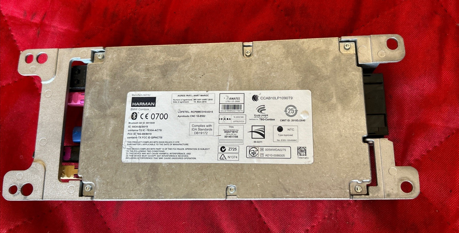 07-14 BMW E89 E90 E92 E70 E71 E82 COMBOX TELEMATIC GPS CONTROL MODULE 9248182