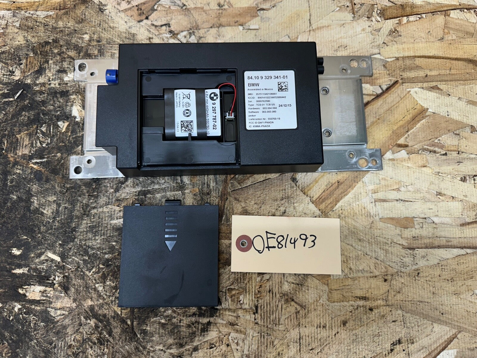 BMW 11-19 F25 F3X X3/3 SERIES BLUETOOTH TELEMATICS CONTROL MODULE OEM 9329341