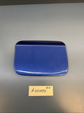 04-10 BMW E90 335xi REAR FUEL DOOR GAS TANK FILLER LID OEM MONTEGO BLUE