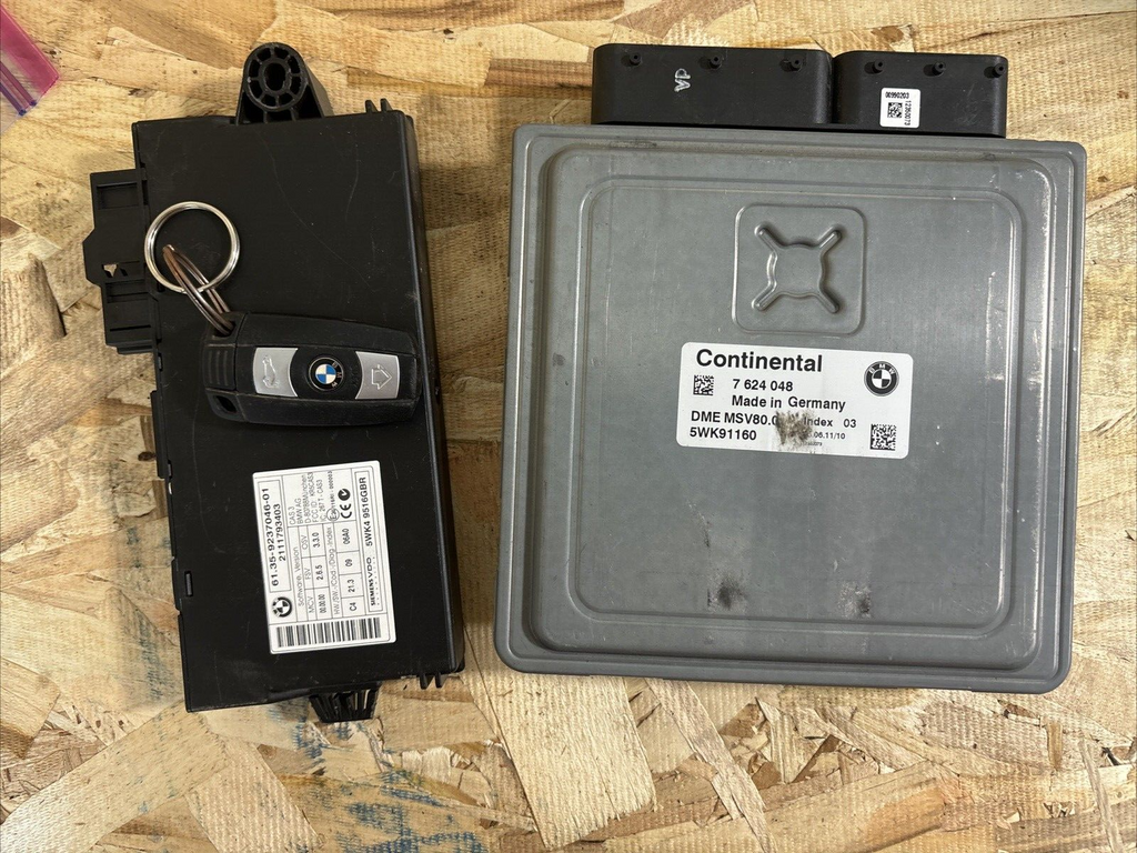 BMW 328i MSV80 DME CAS KEY SET 7 576 670 7576670 7576638 6943835