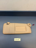 00–05 BMW E46 325i Right Light Sun Visor Mirror Leather OEM 6905983 BEIGE