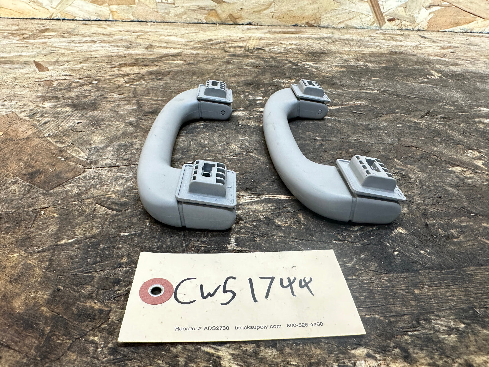 BMW 03-10 E60 5 SERIES LIGHT GRAY GRAB HANDEL SET 4 PC 9143529+9143516+9143530