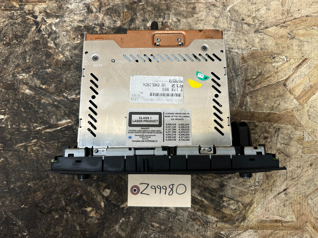 BMW 2006-2008 BROKEN FOR PARTS E90 3 SERIES AUDIO RADIO CD PLAYER OEM 9178860