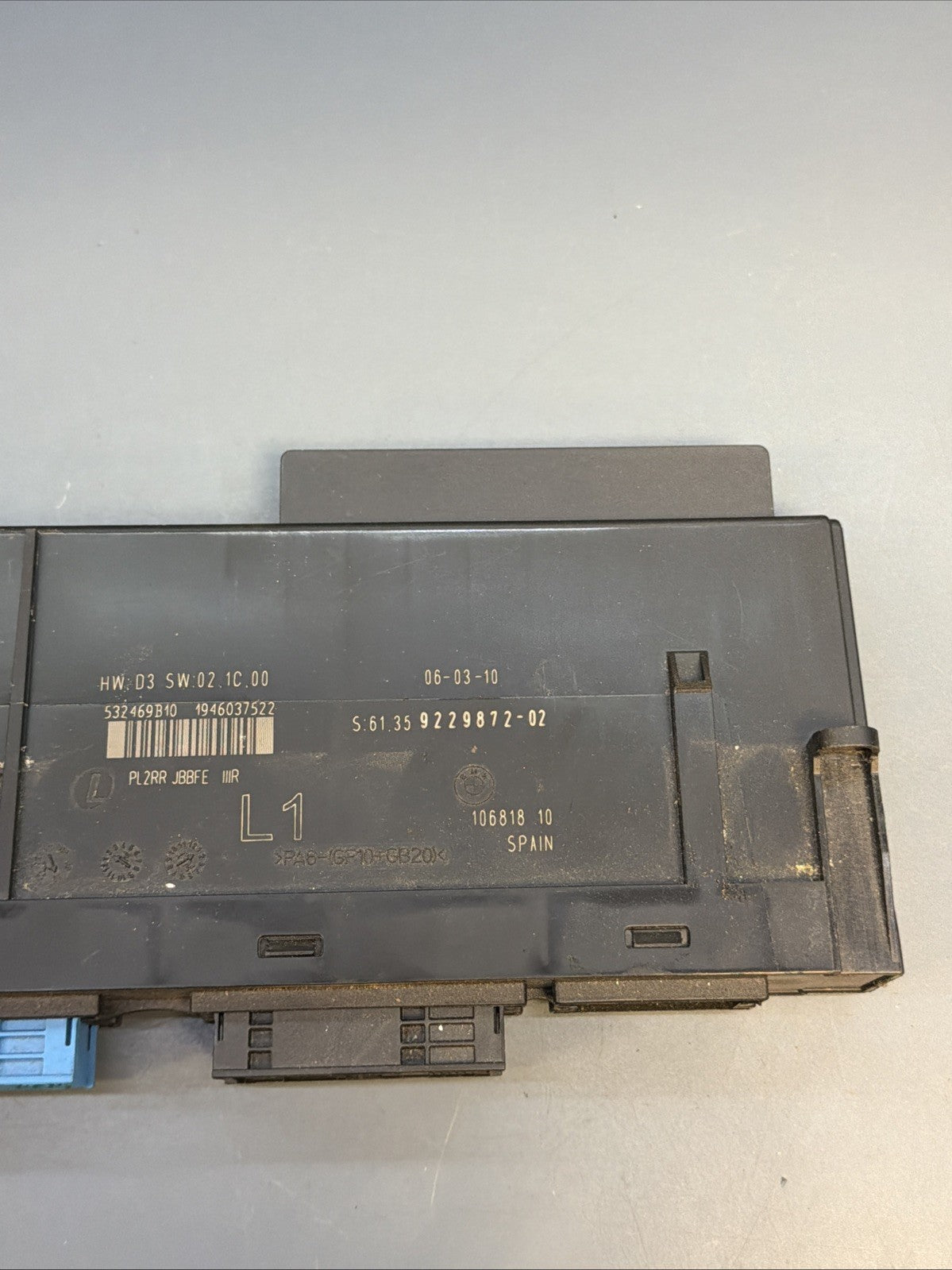 2011-2013 BMW E92 M3 BCM BODY CONTROL MODULE UNIT 9229872