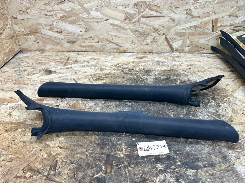 BMW 99-06 E53 X5 LHD BLACK INTERIOR A+B+C+SUN VISOR TRIM SET 12PC OEM 8203865