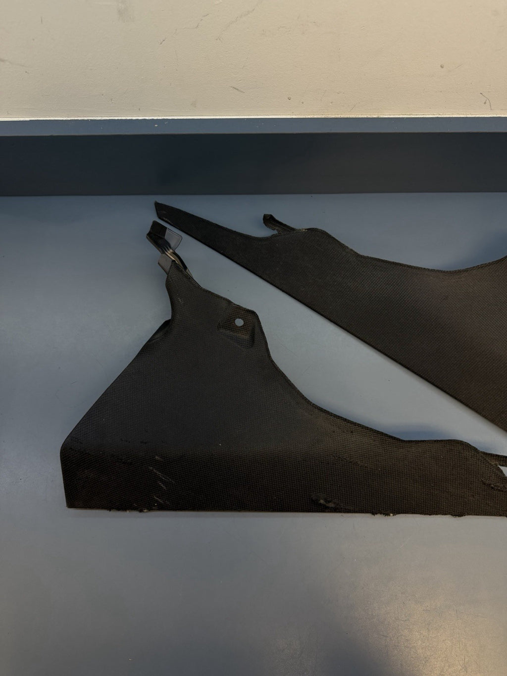 14-20 BMW F32 F82 M4 Coupe Right & Left C Pillar Trim Set Black 7276896 7276895