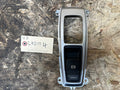 BMW 06-14 X5 X6 CENTER SILVER SHIFTER BEZEL TRIM+PARKING BRAKE SWITCH 9148508