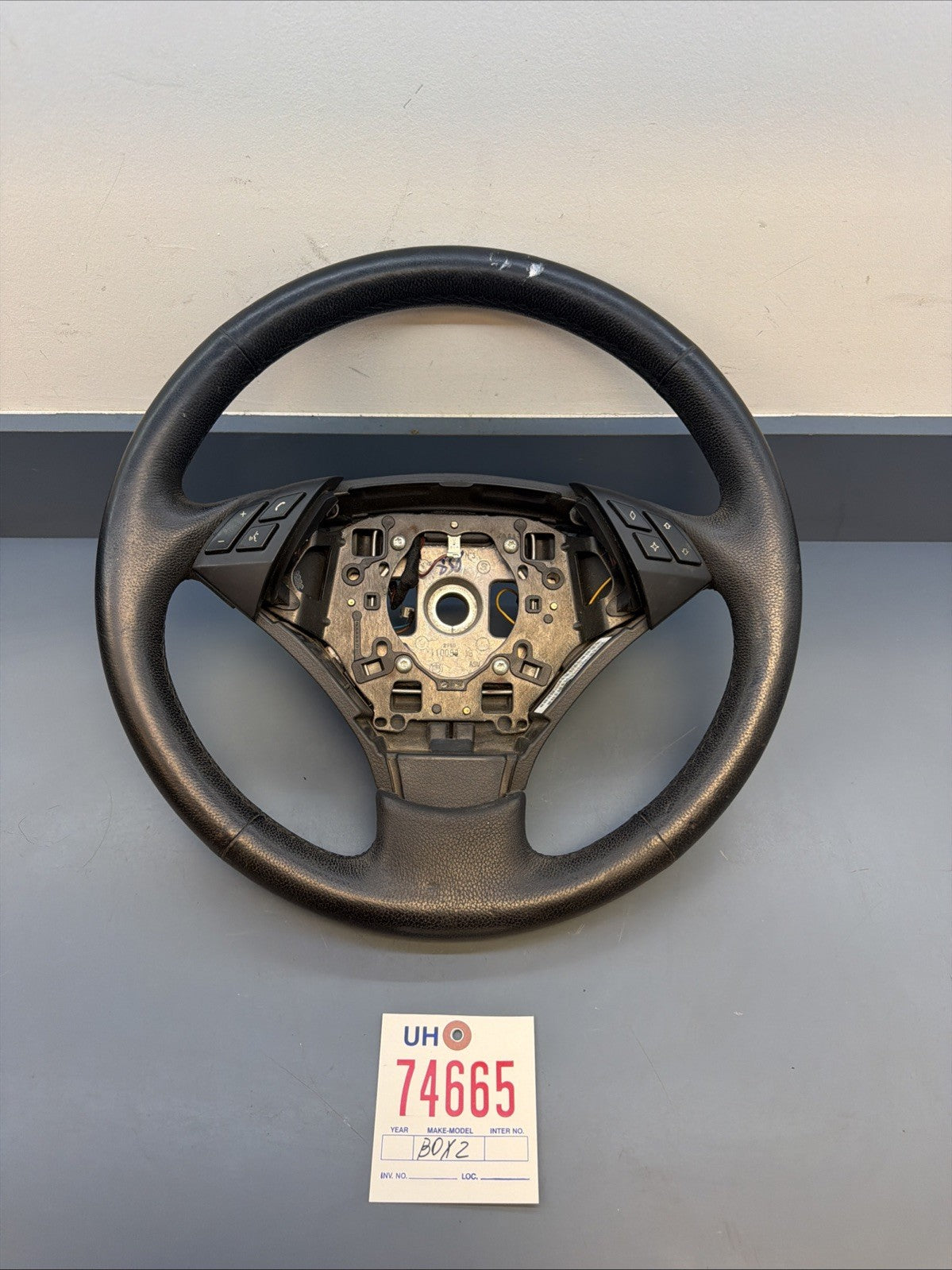 06-10 BMW E60 535i 528i 545i 550i Steering Wheel Non-Sport W/ Controls 3385E6030