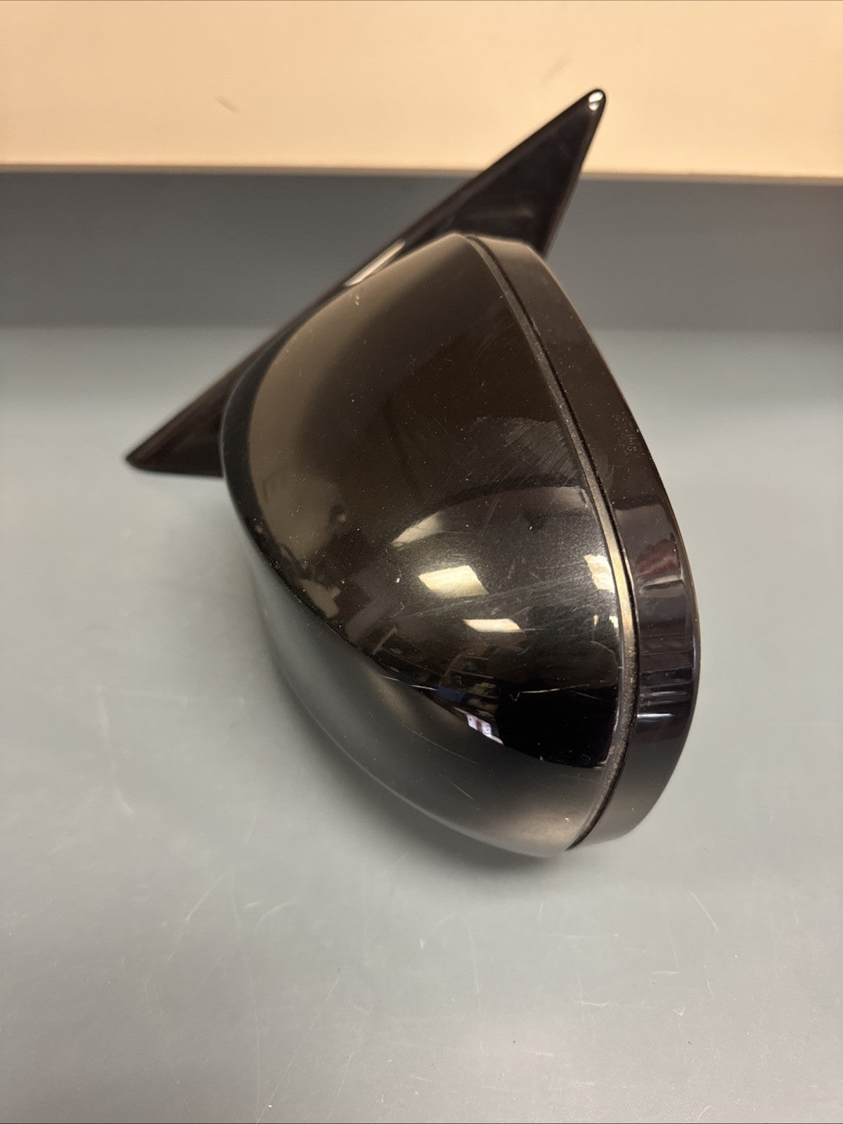 BMW 09-12 E90 LCI 3 SERIES FRONT LEFT DRIVER MIRROR BLACK OEM 7182695 HEATED