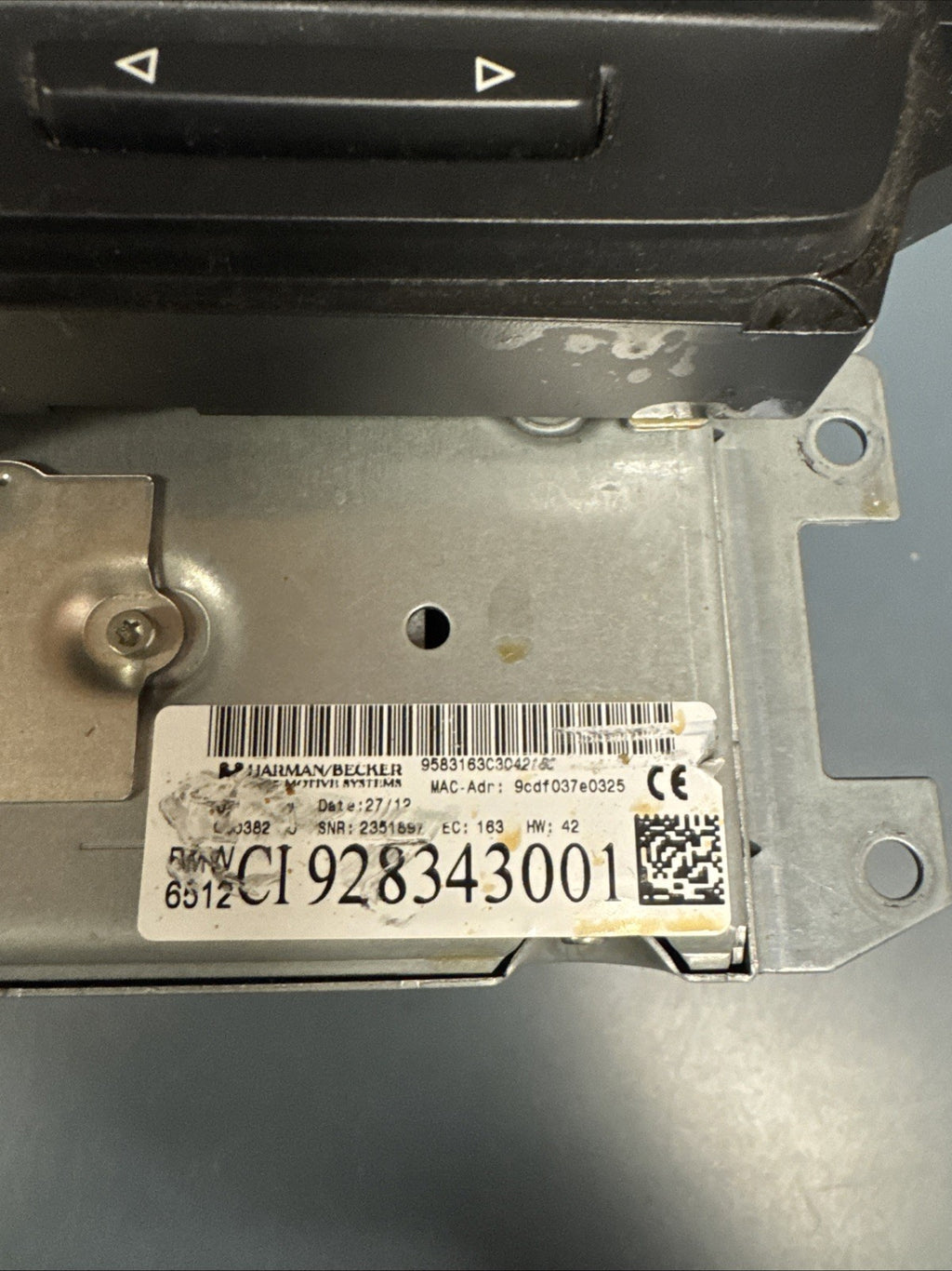 2009-2015 BMW X1 E90 E92 E88 CIC Navigation GPS CD Radio FM OEM 928343001