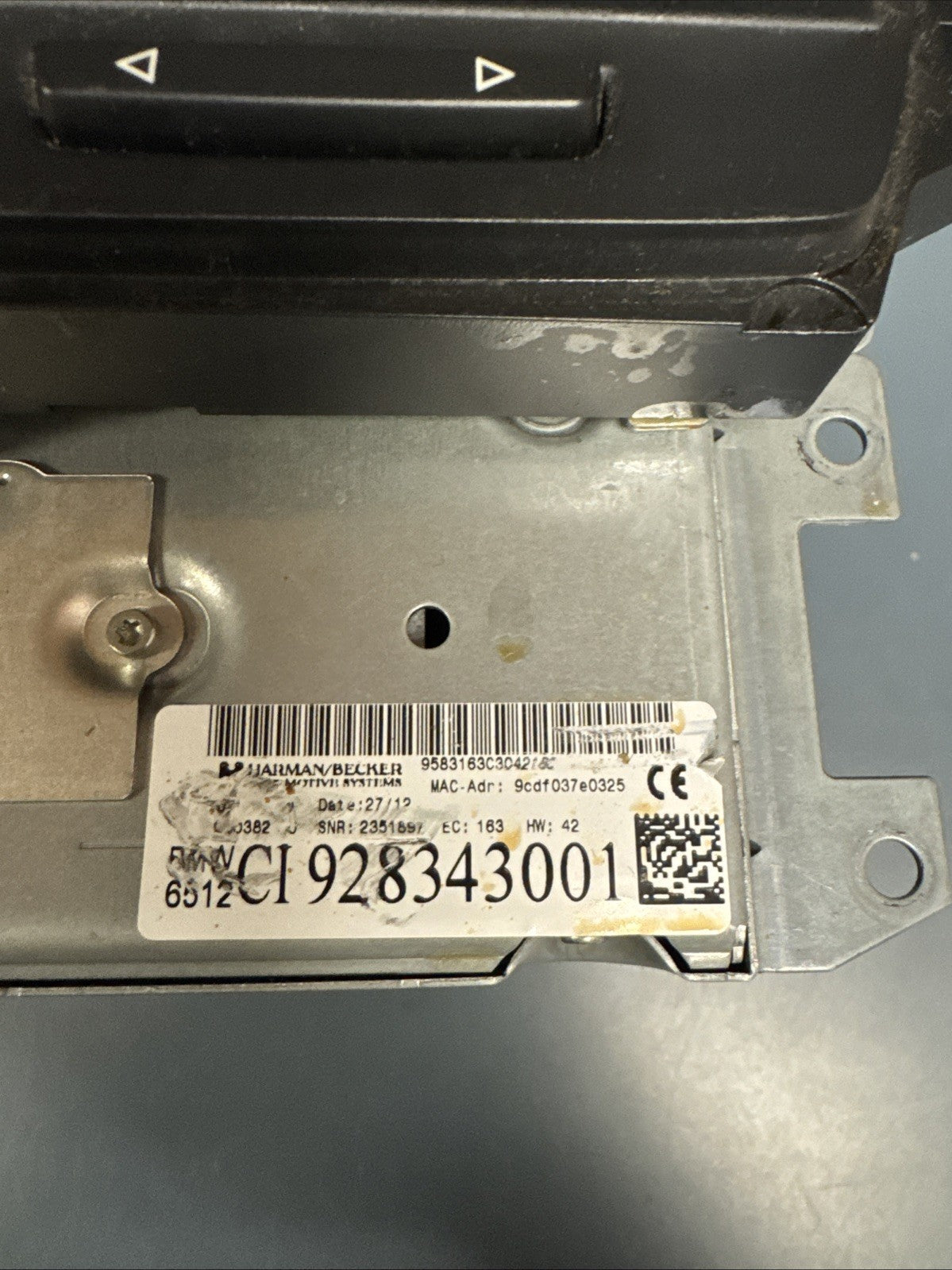 2009-2015 BMW X1 E90 E92 E88 CIC Navigation GPS CD Radio FM OEM 928343001