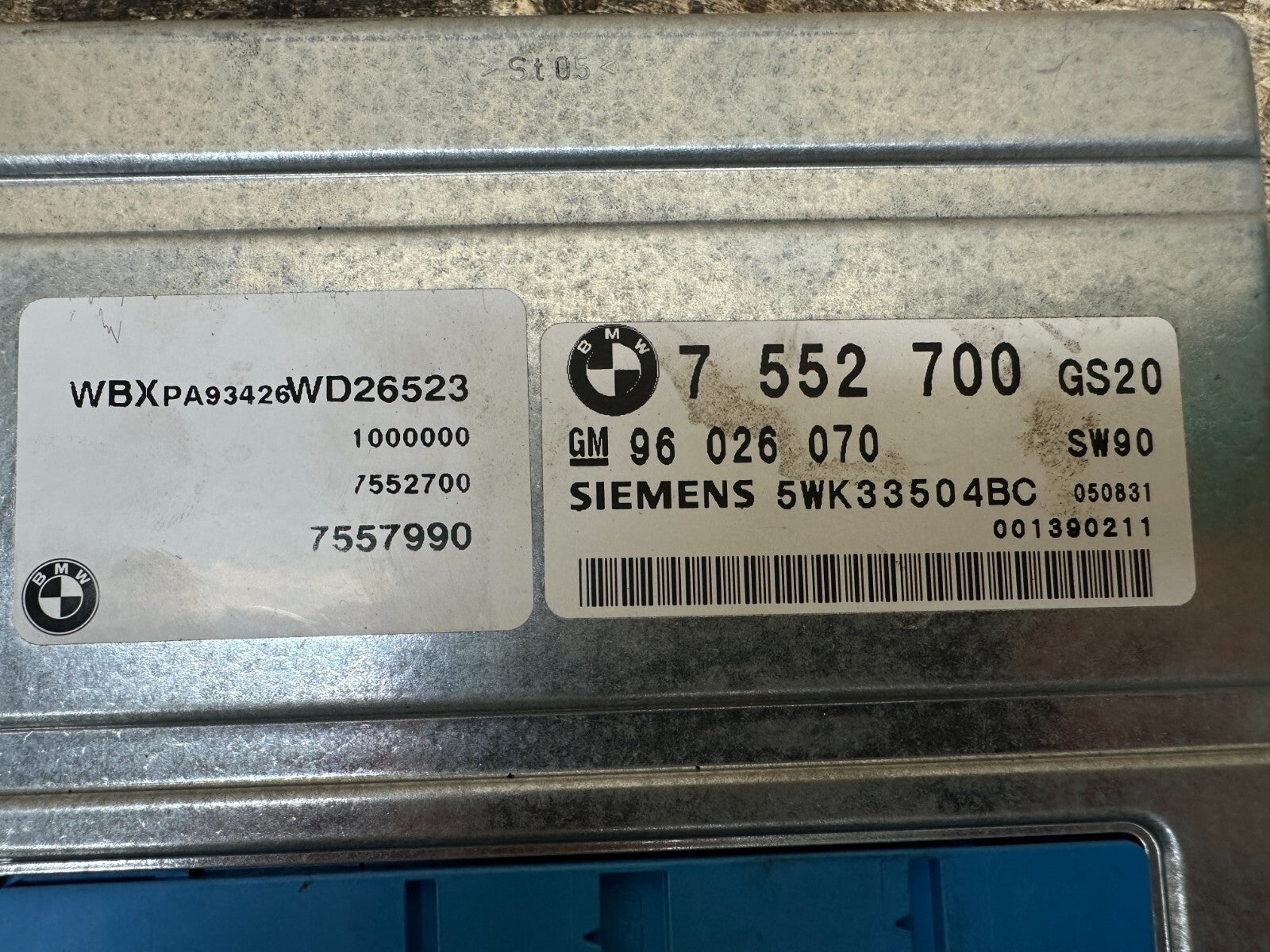 BMW 03-06 E83/E53/E46 3 SERIES/X3/X5 TRANSMISSION CONTROL MODULE OEM 7552700